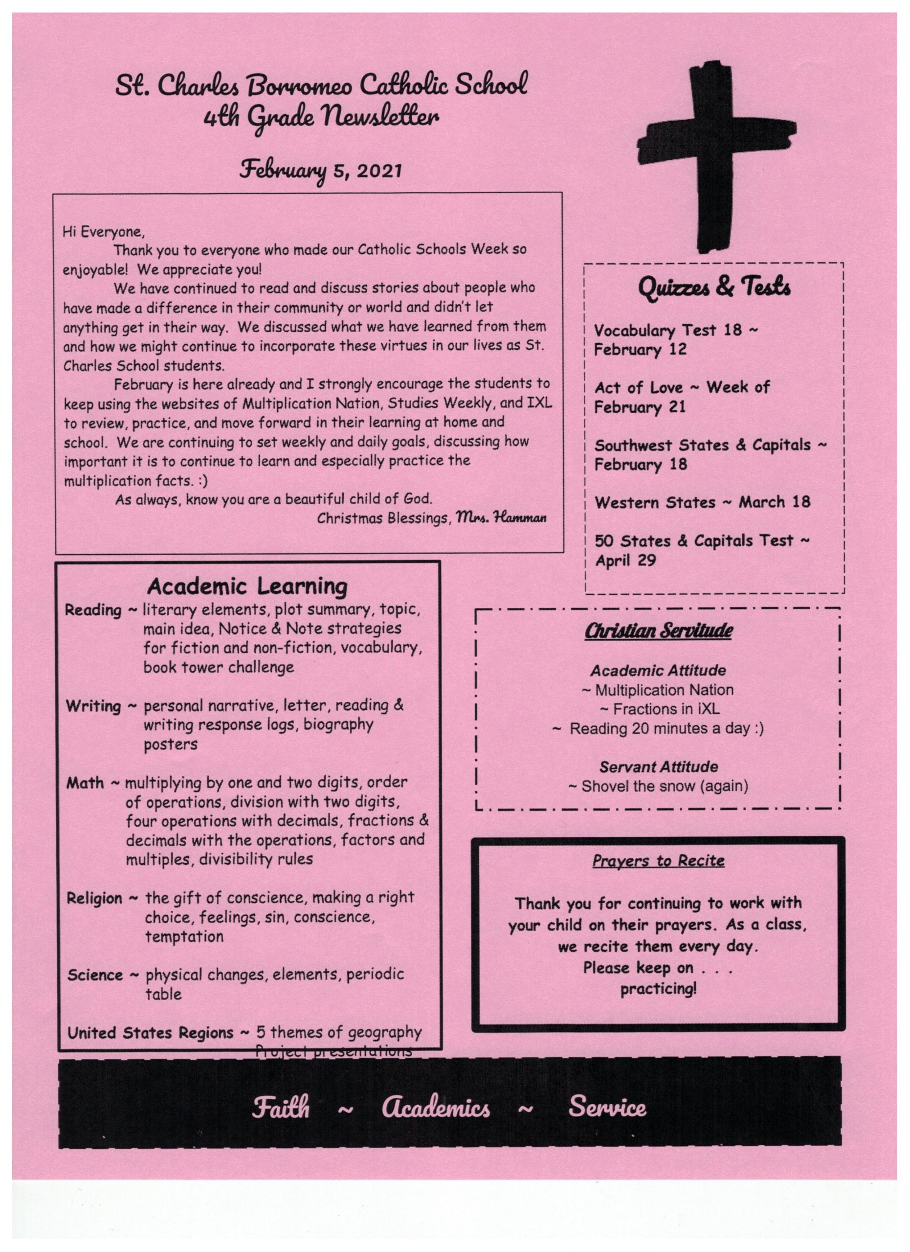 4th 001 St. Charles Borromeo Catholic School