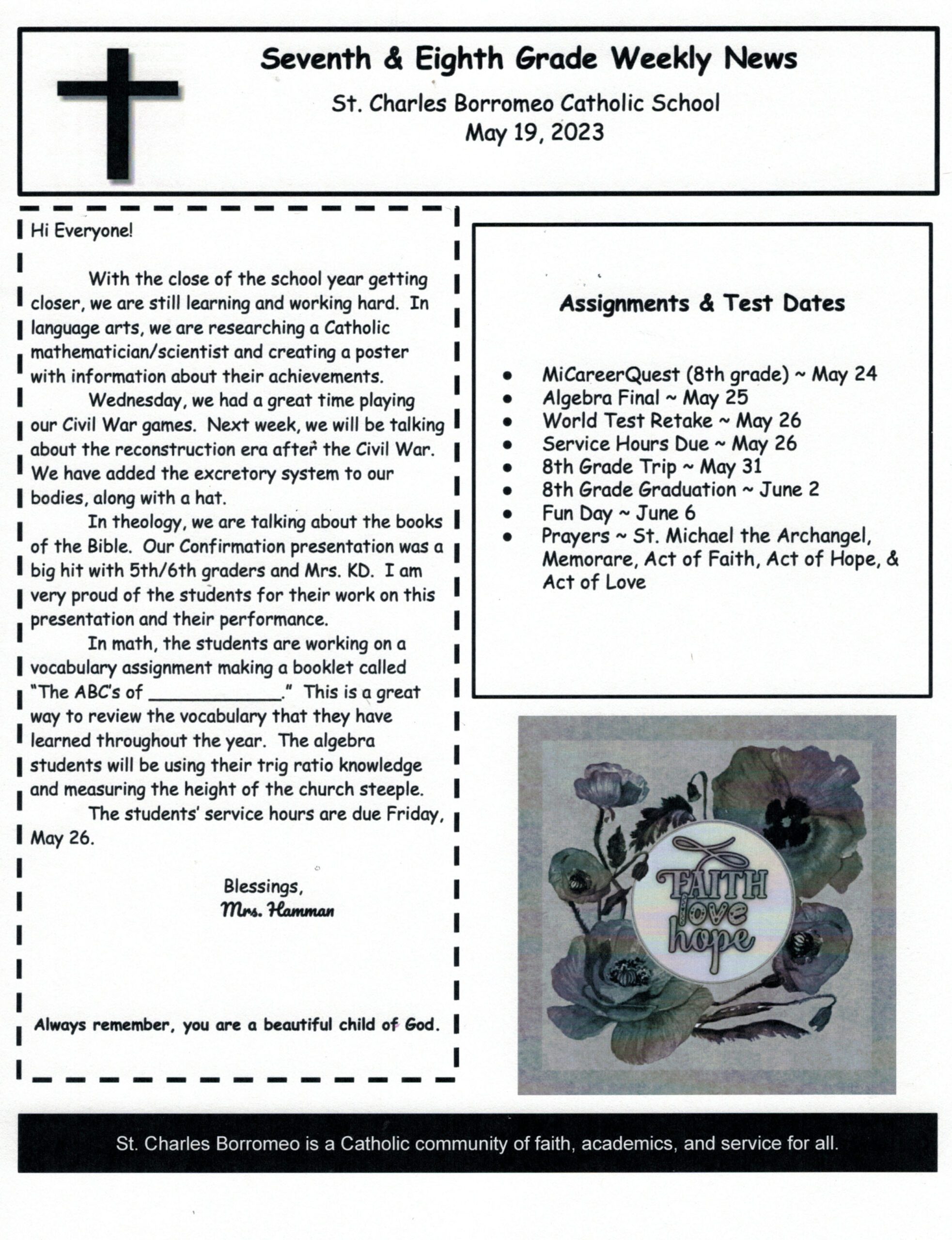 CCI05192023 St. Charles Borromeo Catholic School