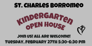 Preschool & Kindergarten Open House Feb. 27th